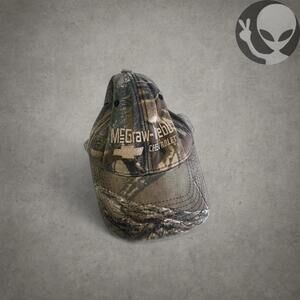 McGraw-Webb Chevrolet Snapback Hat One size Camo Vintage